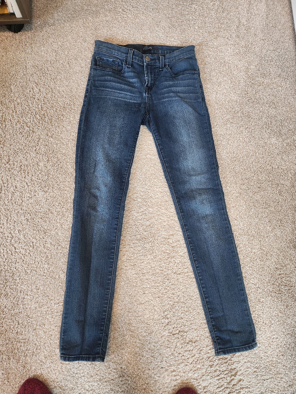 J Brand Skinny Jeans In Blue- Size 26